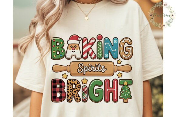 Christmas Baking Bright PNG Clipart: A Festive Graphic Design Asset for Creative Projects