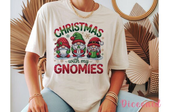 Christmas Gnomes Family PNG Clipart: A Seasonal Illustration Boost for Content Creators