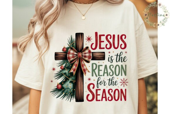 Christmas Jesus Reason Season PNG: A Versatile Illustration for Digital Sellers