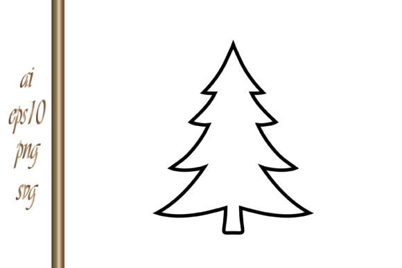 Christmas Tree Icon Xmas Sketch Vector: A Versatile Illustration for Holiday Branding