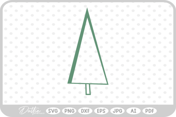 Christmas Tree Xmas Festive SVG PNG DXF: A Versatile Illustration for Branding and Marketing