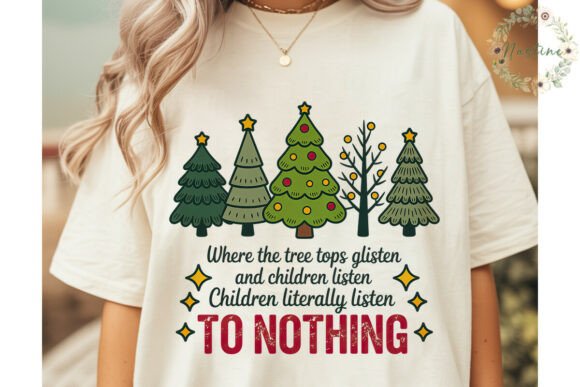 Funny Christmas Tree Quote PNG Clipart for Festive Branding
