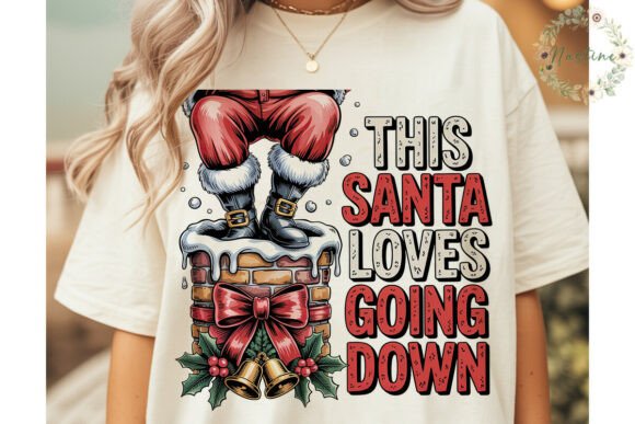 Funny Santa Leopard Christmas PNG for Real Embroidery Projects