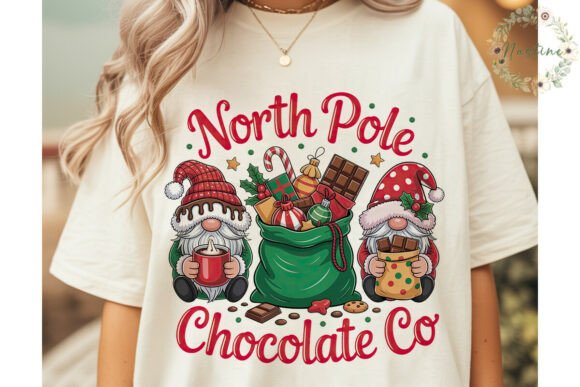 Gnome Chocolate Christmas PNG Clipart: A Festive Design Asset for Creative Projects