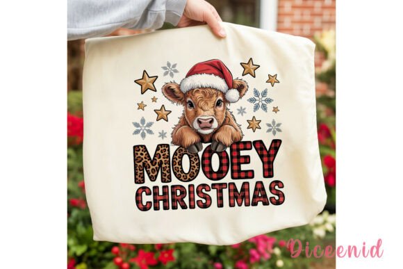 Mooey Christmas Calf Sublimation Design Review