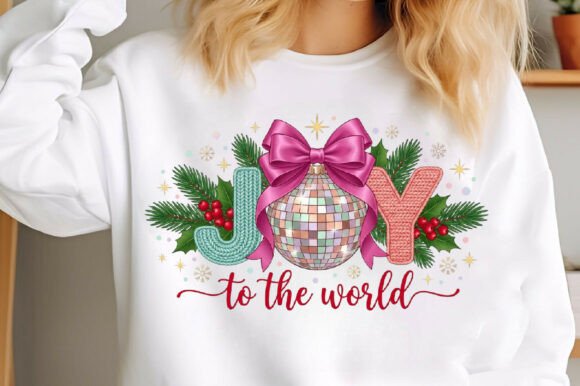 Retro Joy to the World Christmas Illustrations