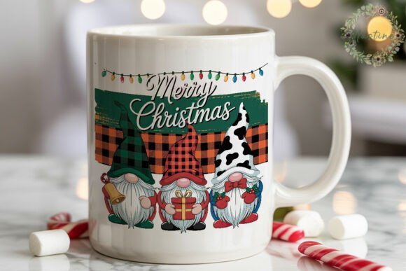 Rustic Gnomes Christmas PNG Clipart for Festive Branding and Local Business Design
