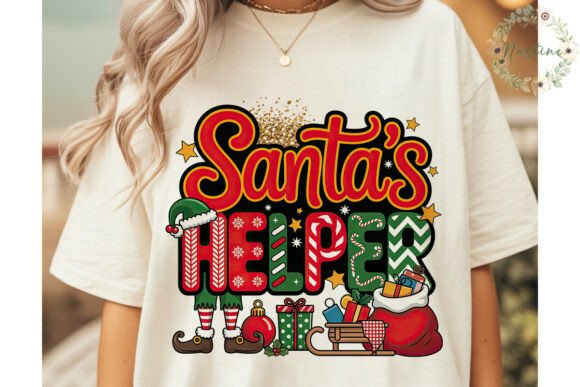 Santa’s Helper Christmas PNG Clipart: A Practical Illustration for Seasonal Design