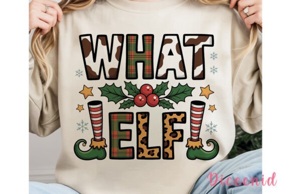 What the Elf Christmas PNG Clipart for Festive Illustrations